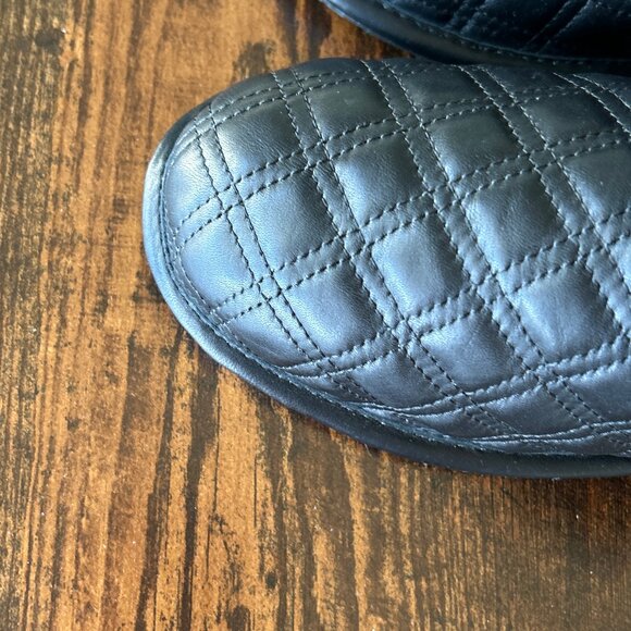 NWT UGG Scuffette II Quilted Genuine Shearling Slipper ~ Black - Picture 4 of 8